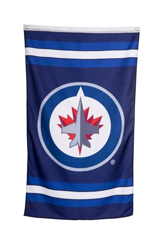 Calhoun NHL Officially Licensed Indoor Team Logo Wall Banner - Winnipeg Jets (30" by 50")