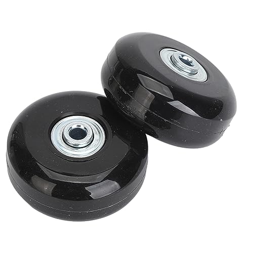 2PCS Luggage Suitcase Replacement Wheels, PU Rubber Luggage Wheels Easy to Install Luggage Suitcase Wheels for Universal Traveler (56x24mm / 2.2x0.9in)2