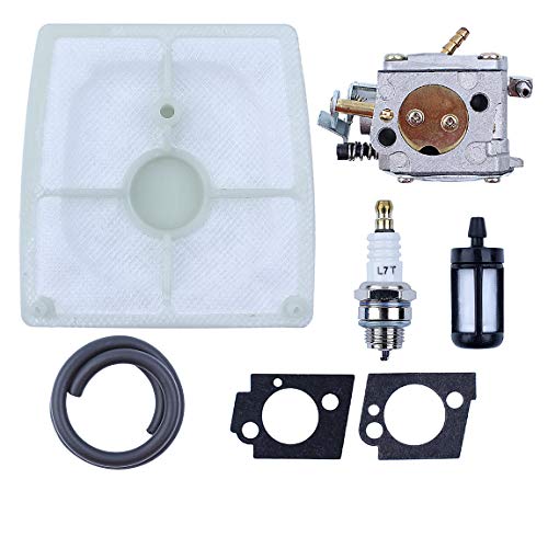 Carburetor with Fuel Filter Line Air Filter Spark Plug Fit STIHL 041 041AV 041 Farm Boss