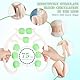 Massageroller,Bein Muskel Massagegerät,Cellulite Roller,FöRdert Die Durchblutung,Massagerolle Bein Roller,Für Nacken, Schulter, Oberschenkel, Beine und Armmassage (Grün)