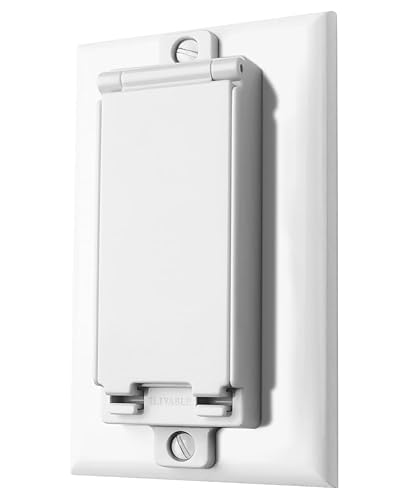 Miniatura 2 de Protector de interruptor de luz, cubierta para placa de interruptor a prueba de niños que evita que los niños o el interruptor de encendidoapagado