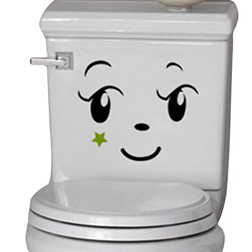 Tefamore Toilette Toilette Stuck Lovely Face Souriante Libre Pour Stick Notebook Stick