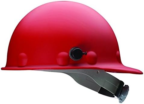 P2A Hard Hat Red Ratchet with Quicklok