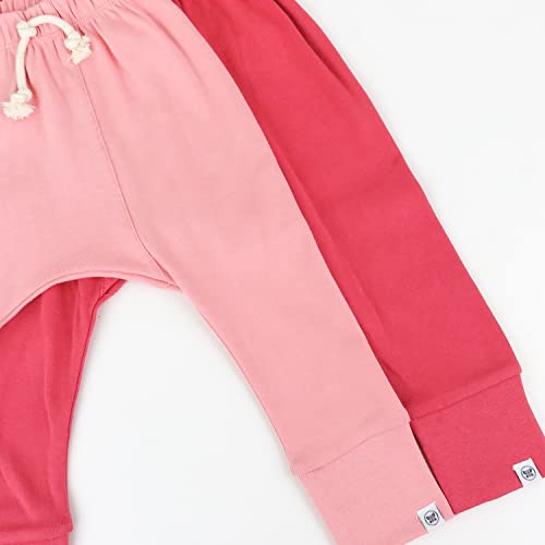 Honestbaby B256E 2-Pack Honest Pants Joggers Pull On 100% Organic Cotton For Infant Baby And Toddler thumb #3
