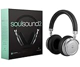 Paww SoulSound 2 Headphones - Over Ear Bluetooth Wireless Headphones - Bass Boost Button - 17 Hours Playtime - Foldable - Modern Fashion & Sound Quality Combined - for Enthusiasts & Audiophiles