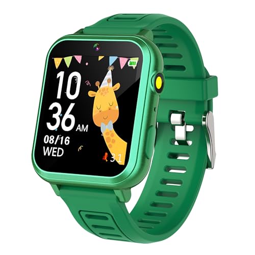 AIWIEP Kids Smart Watch with 24 Games Touch Screen Music Player Camera Alarm Clock Calculator Flashlight Stopwatch 12/24 hr Toys for Kids Gift for Girls 3-12 Year Old