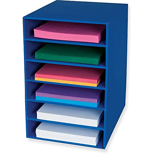 image for PACON Classroom Keepers 6-Shelf Organizer, Blue, 17-3/4