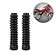 Keenso Motorrad Faltenbalg Gummi Vordergabel Staubschutz Stiefel Protector Shock Gaiters Pad Wrap Abdeckung Faltenbalg Motorrad Set