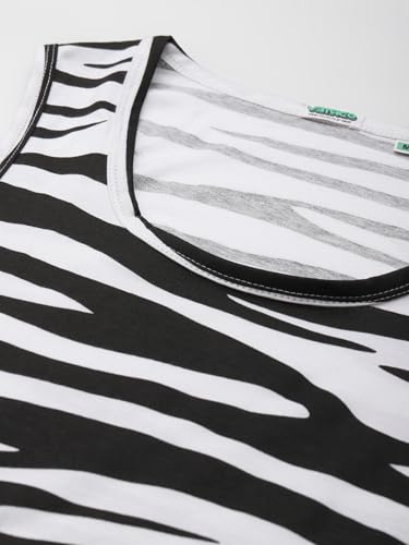 Image of Veirdo Men's Sleeveless Regular Fit Tshirt, All Over Printed Vest for Men, Cotton Sando for Beach Wear, Gym, Cycling, Running, & Other Sports (Available in Different Pattern)