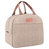 Bolsa de almuerzo aislada para hombres y mujeres, bolsa de almuerzo pequeña para niños, bolsas de almacenamiento impermeables, bolsas bento portátiles para oficina, escuela, trabajo, picnic o viajes