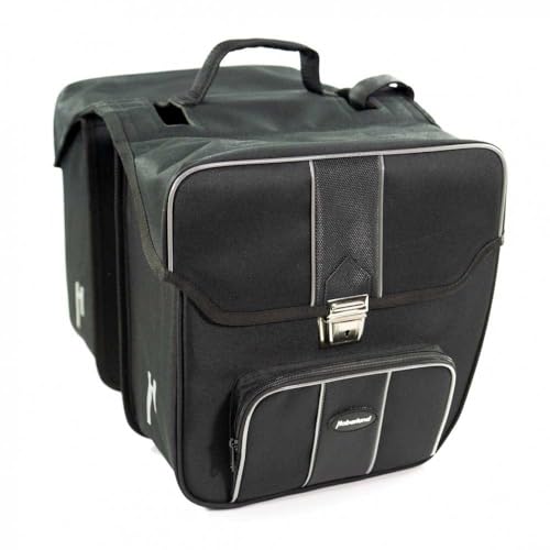Haberland Fahrradtasche Doppeltasche, Schwarz, 32 x 34 x 16 cm, 25 Liter, DT9732 00