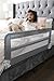 Little Chicks Fold Down Sydney Toddler Bed Rail Guard - Extra Long 43.25in - Fits Twin, Full and Queen Size Mattress with Anchor Safety System