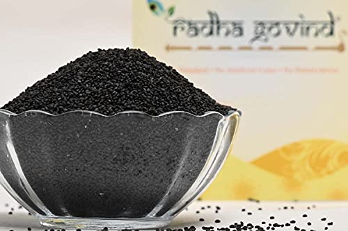 Image of Radha Govind Raw Basil Seeds for Eating 700 g High in Fiber and Omega3 Sabja Seeds