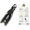 Cressi Snorkeling Adjustable Fins for All Family - Long Blade Versatile Open Heel Flippers - Palau: Made in Italy