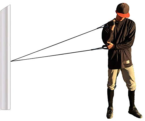BB-Bands Sports Exercise Baseball/Softball Training Aid Pitching Arm Strength Quarterback Warmup Stretching Resistance Bands j (Silver, Adult)