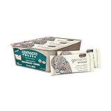 GoMacro Macrobar Organic Vegan Protein Bar, Dark Chocolate/Almonds, 2.3 Ounce, 12 Count