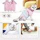 SUYUKU Katzen Genesungsanzug Anti Leck Kätzchen Body für Alternative elisabethanische Kragen Katzen Einteiler Operationsbody Warm Pyjama Kleidung Weicher Bequemer Pullover (Grau, L)