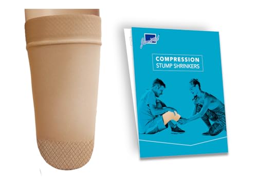 JianiMed Rétrécisseurs de moignons prothétiques - Au-dessus du genou, 35 cm, Compression, 20-30, Chaussettes amputées, Usage quotidien, Taiwan Excellence 2XL
