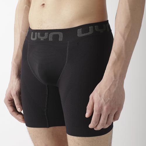 UYN Boxer Position+ 9 Inch bóxer de hombre microfibra elástica gris 2