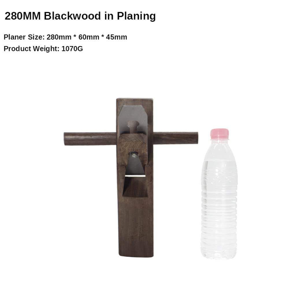 Strug do drewna Carpenter, Ręczna strugarka do obróbki drewna Hebanowa strugarka do drewna Przycinanie płaszczyzny Narzędzie stolarskie w wielu rozmiarach(280mm)