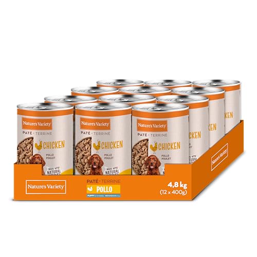 Nature's Variety - Paté para Perros Cachorros Medianos y Grandes con Pollo 12 x 400g