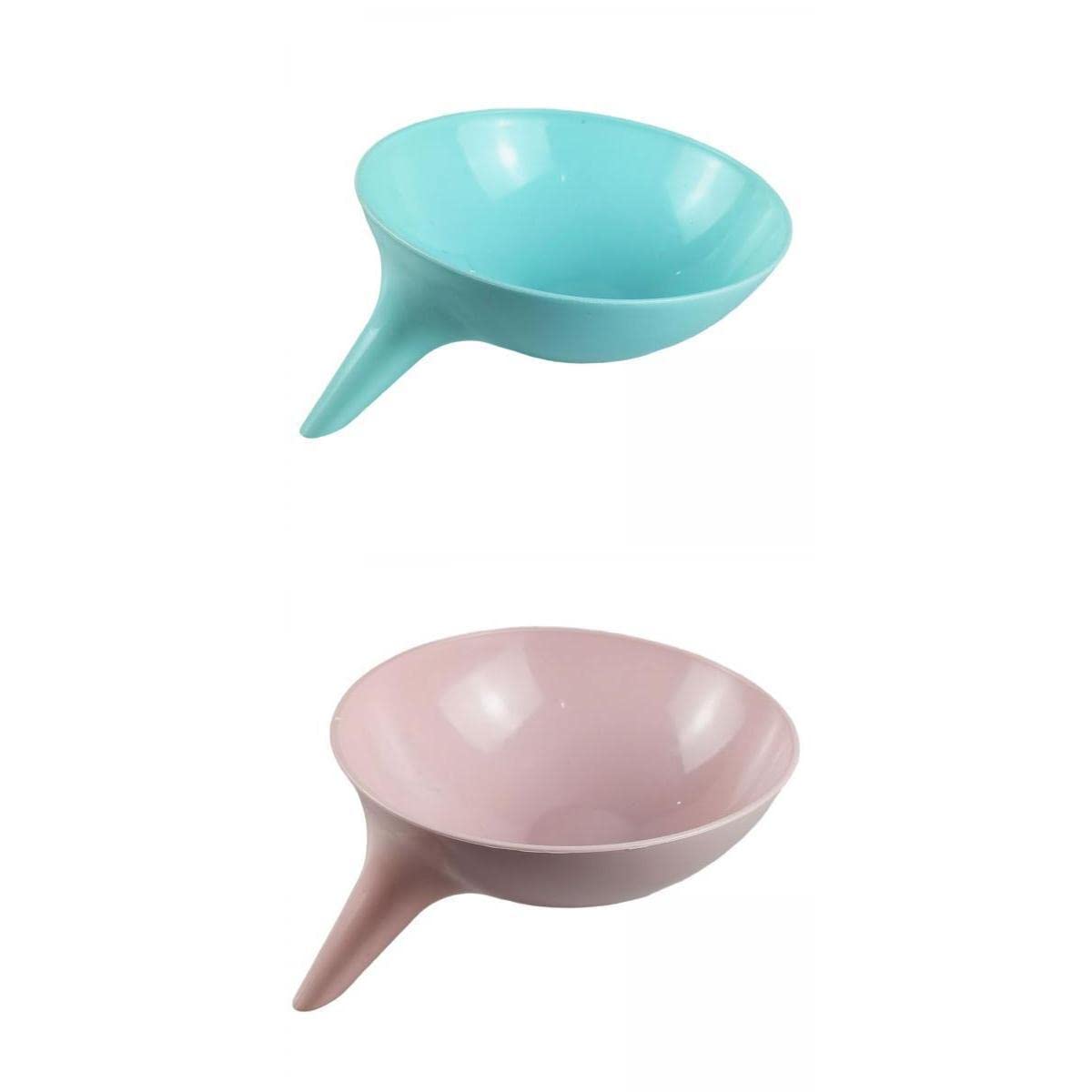 UJEAVETTE 2Pcs Kitchen Plastic Colander Drain Bowl Strainer for Fruits, Veggies-image-17