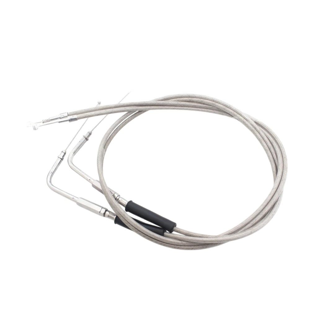 Cable de acelerador acero para motocicleta, 90cm/110cm/130cm para Sportster XL883 XL1200 para Dyna para Softail