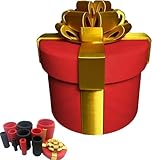 boite russe laque Finition de qualité supérieure et sûre : fabriqué avec une impression 3D de précision en matériau PLA robuste et de qualité alimentaire. Le bouchon à vis fixe protège le contenu de manière optimale.