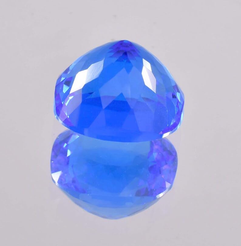 Tanzanite naturelle 18x16mm coussin pour création de bijoux DIY
