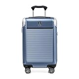 Travelpro Platinum Elite Hardside Expandable Spinner Wheel Luggage TSA Lock Hard Shell Polycarbonate Suitcase, Dark Sky Blue, Carry on 21-Inch