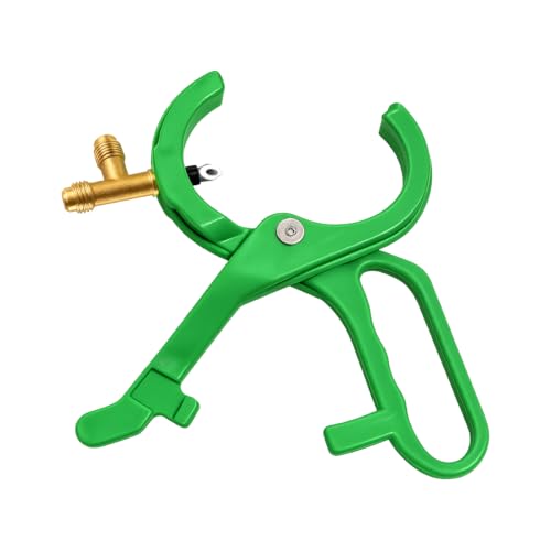 Llave para botellas de gas refrigerante R134A y R12 2 en 1 miniatura 6