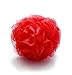 Amazon Basics Exfoliating Bath and Shower Loofah, Multicolor, Pack of 6