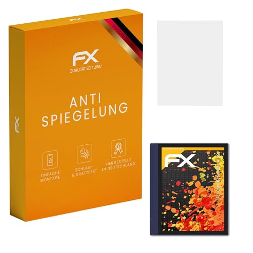 atFoliX Screen Protector compatible with Onyx Boox Note Air 2 Screen Protection Film, anti-reflective and shock-absorbing FX Protector Film (2X)