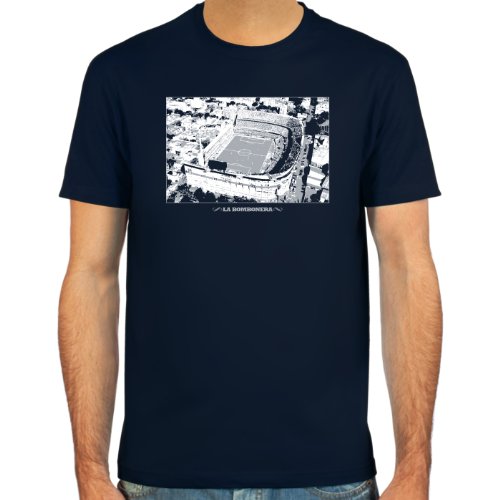 T-shirt La Bombonera vert olive en coton respirant coupe droite pour amateur de football