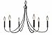 Framburg 1006 RB Maisonette 6 Light Chandelier