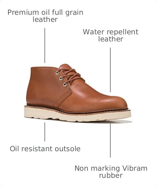 Image of Golden Fox Made in USA Heritage Men's Chukka Boot Casual Workboots