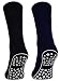 Produktbild 2 | 4 | 6 Paar ABS Socken Damen & Herren Anti Rutsch Socken Baumwolle Stoppersocken Noppensocken 21395 (Schwarz|Blau|Grau 2 Paar 39-42)