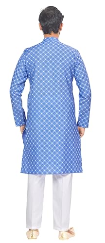 Image of Studio Shringaar Men's Cotton Relaxed Fit Straight Kurta