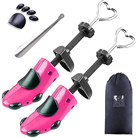 Shoe Stretcher Women 4-way Shoe Expander Widener Shoe Tree Shape for Wide Feet, Rose for Shoes Size Us 5.5-10 Cover