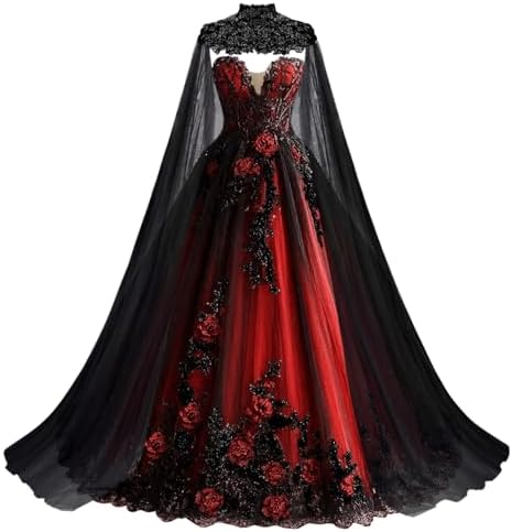 Mauuwy Beaded Wedding Dresses for Brides Victorian's Wedding Gown...