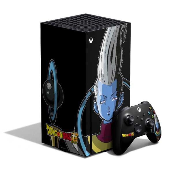 Skinit Decal Gaming Skin Compatible with Xbox Series X Bundle - Officially Licensed Dragon Ball Super Vegeta Design