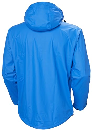 Image of Helly Hansen Workwear Voss Waterproof Mens Rain Jacket Featuring Full Stretch Fabric and Adjustable Hood