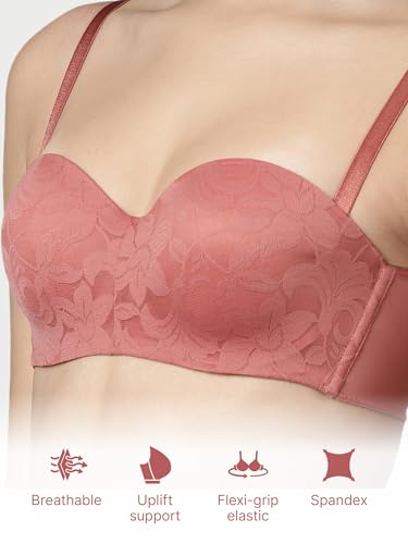 Image of Enamor Strapless Multiway Styling Women's T-Shirt Bra - Padded, Wired, Medium Coverage - F074 (Available in Plus Sizes)