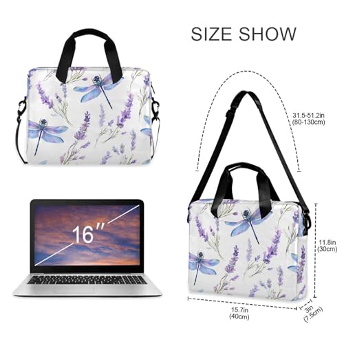 Funda para portátil ALAZA Dragonfly morada 13-15.6 pulg miniatura 5