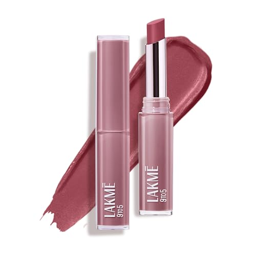 Image of Lakme 9to5 Lip Tattoo Matte Slim Stick, Vision in Pink, 2g, for Intense Color and Full Coverage, with Bakuchiol and Vitamin E, Smudgeproof and Waterproof, Long-Lasting Lipstick for Women