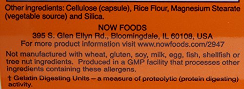 Now Bromelain 500 Mg,120 Veg Capsules #TOP5