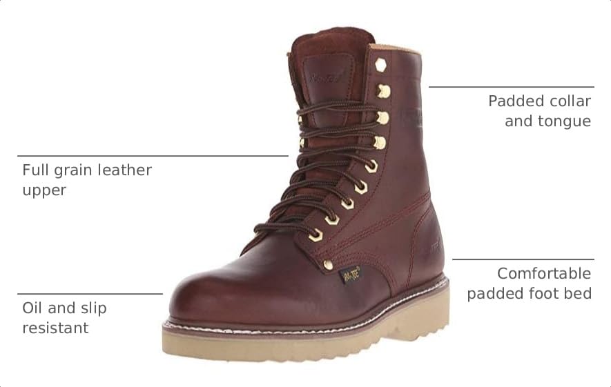 Image of AdTec Men's 8-Inch Farm Boot