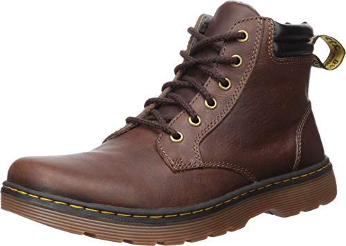 Dr. Martens Men's Tipton Chukka Boot, Dark Brown+Black Forty+Pu, Womens 12/Mens 11