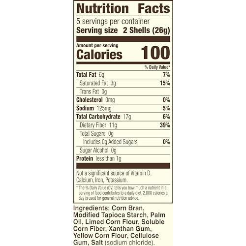 Old El Paso Carb Advantage Crunchy Taco Shells, 6g Net Carbs, 90 Calories, 10 Ct, 4.6 oz