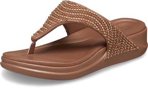 Image of Crocs womens Boca Bling Flip Wdgw
